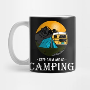 Keep calm and go camping Mug